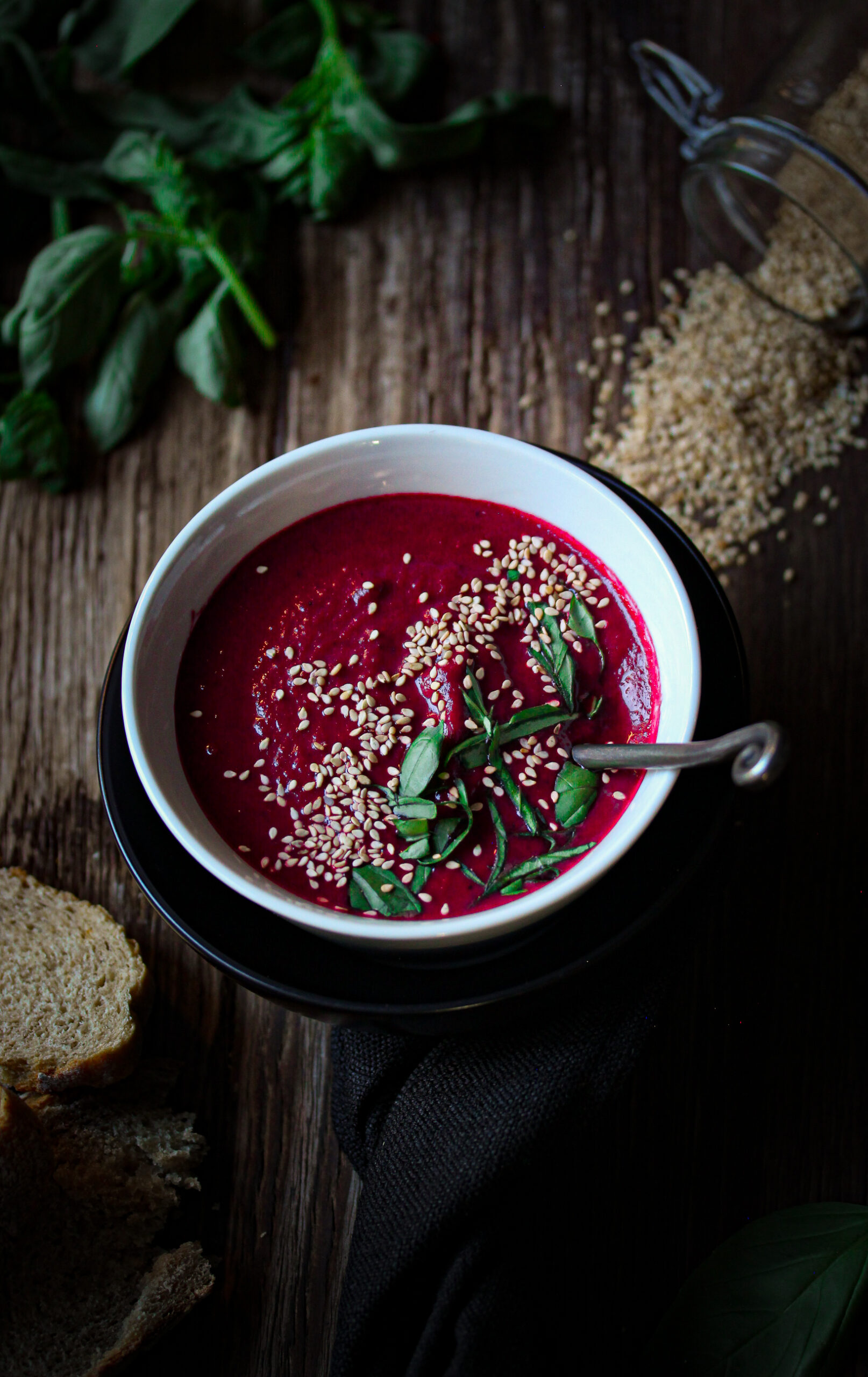Beetroot and Sweet Potato Soup