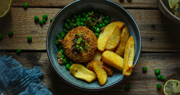Fish Cakes made with Sweet Potato