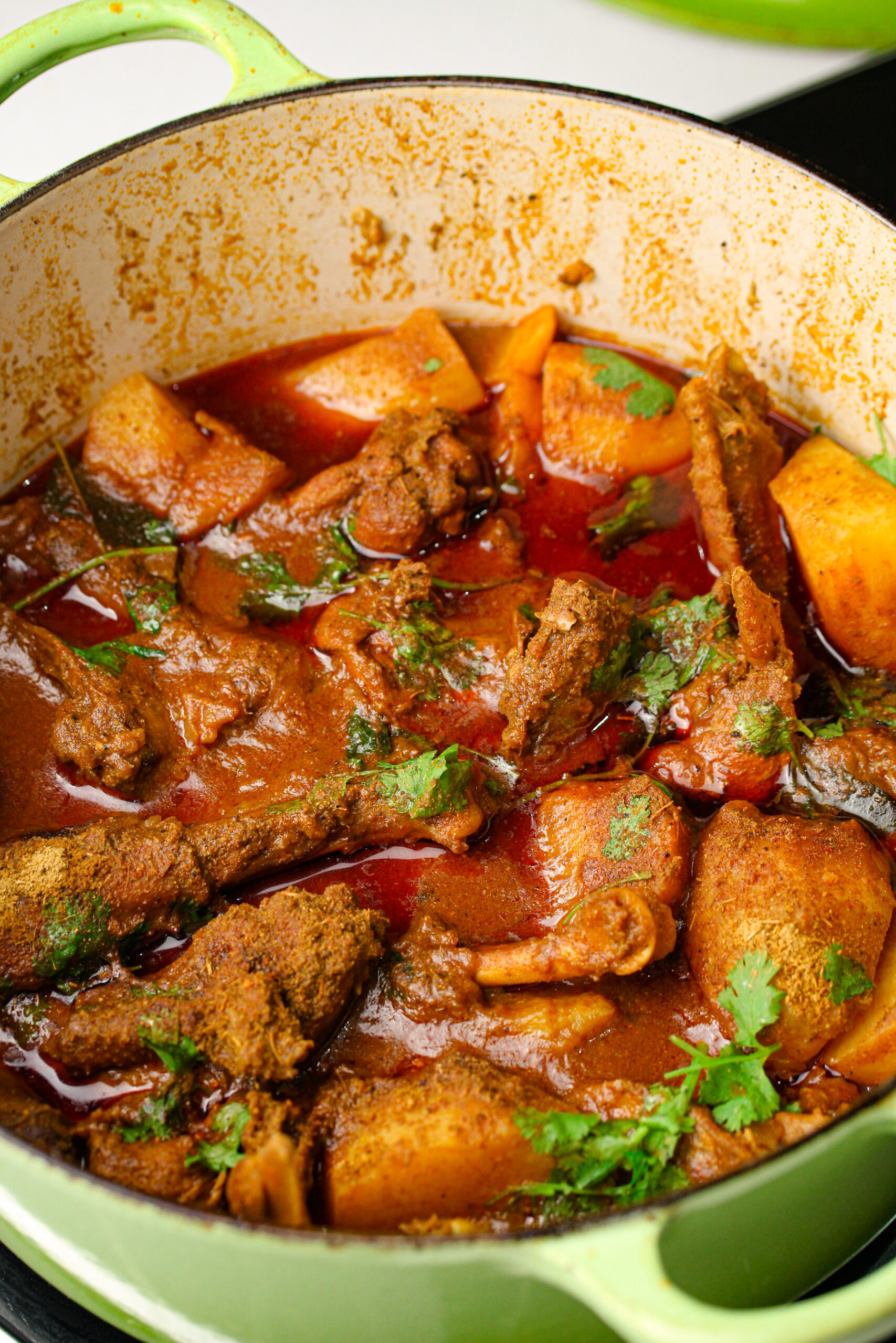 Spicy Cornish Chicken Curry – delicious,  Durban style curry